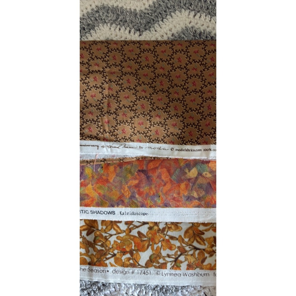 Moda Mystic Shadows Lynnea Washburn Cotton Fabric Bundle 0.5 Yard Each 3 Pieces